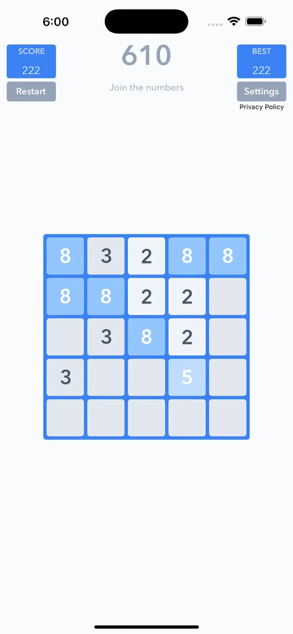 Screenshot #3 pour 2048 Puzzle · Power of 3
