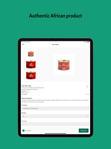 EverythingAfrican iPad screenshot