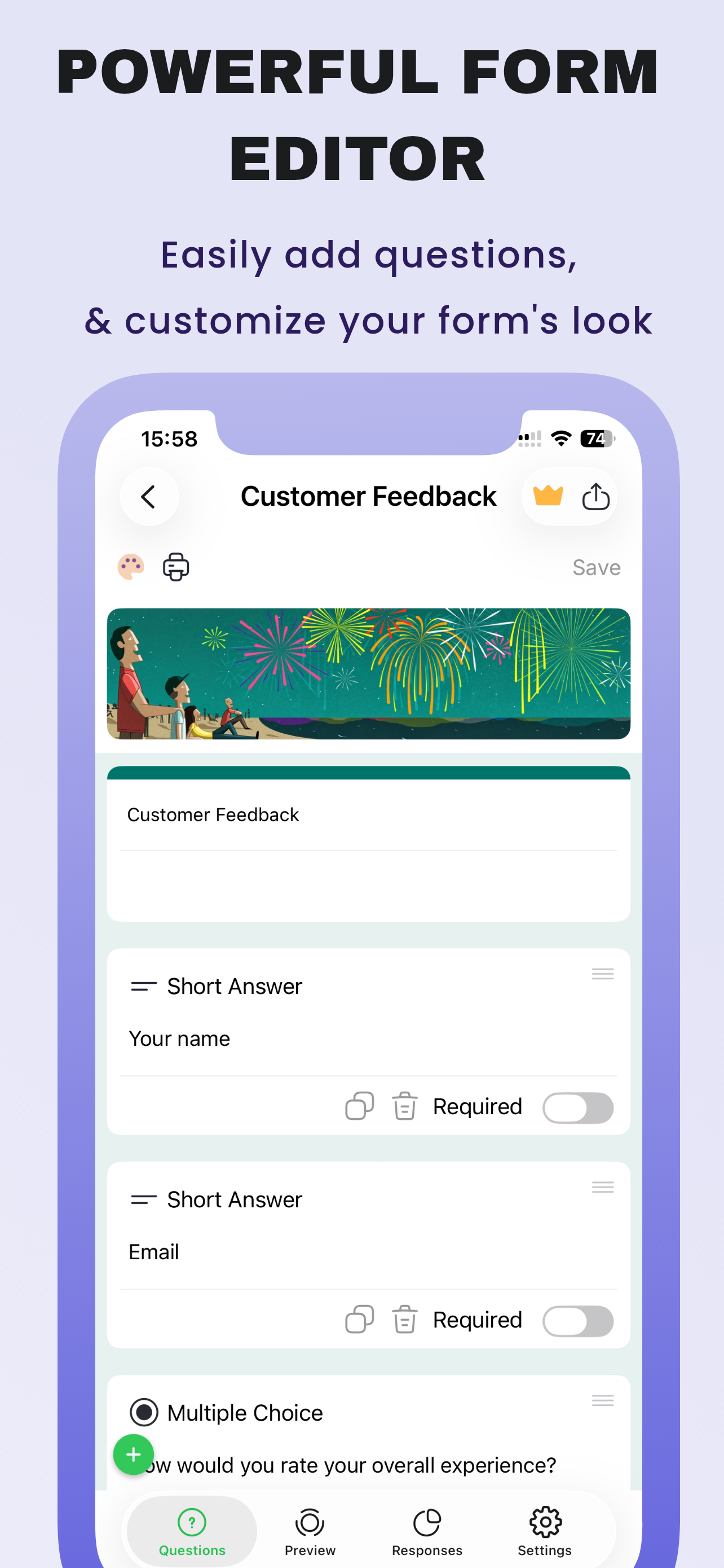 AI Form Builder & Survey Maker