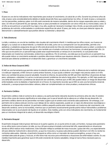 Percentiles Gráficas pediatría App Store preview screenshot 12