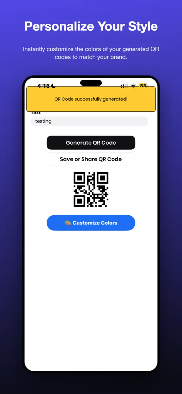 Screenshot #3 pour Minimo QR: Scanner Code IA