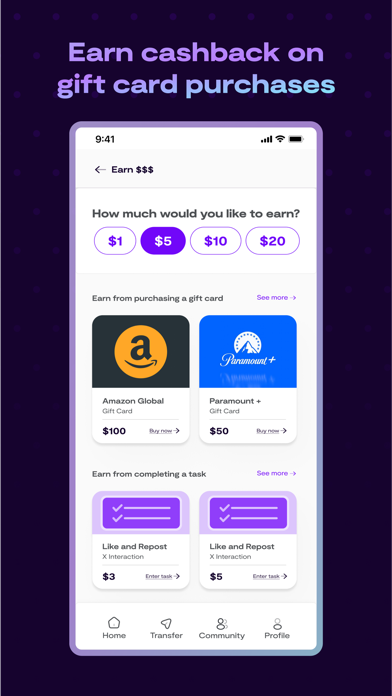 Chimoney App Screenshot