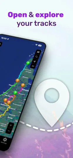 GPX Viewer PRO: Yaya Ve Bisi iPhone Ekran Görüntüsü 2