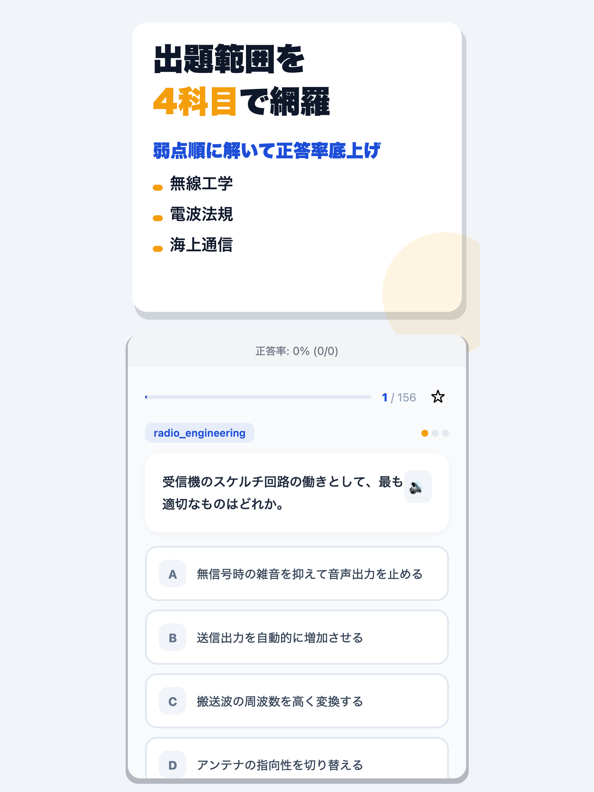 第二級海上特殊無線技士 合格ドリル screenshot 7
