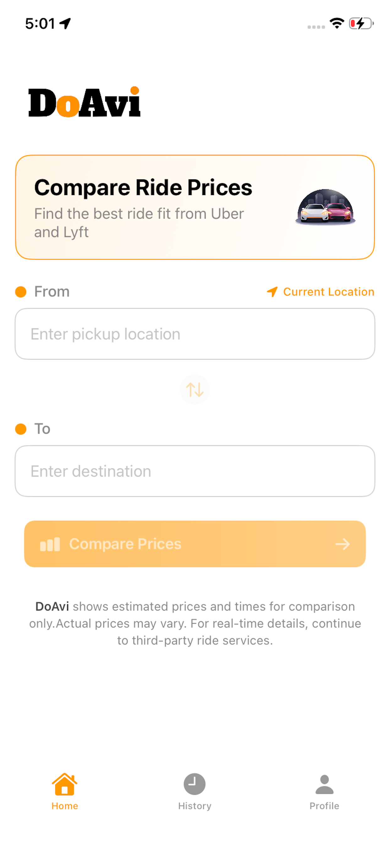 DoAvi Compare Uber & Lyft