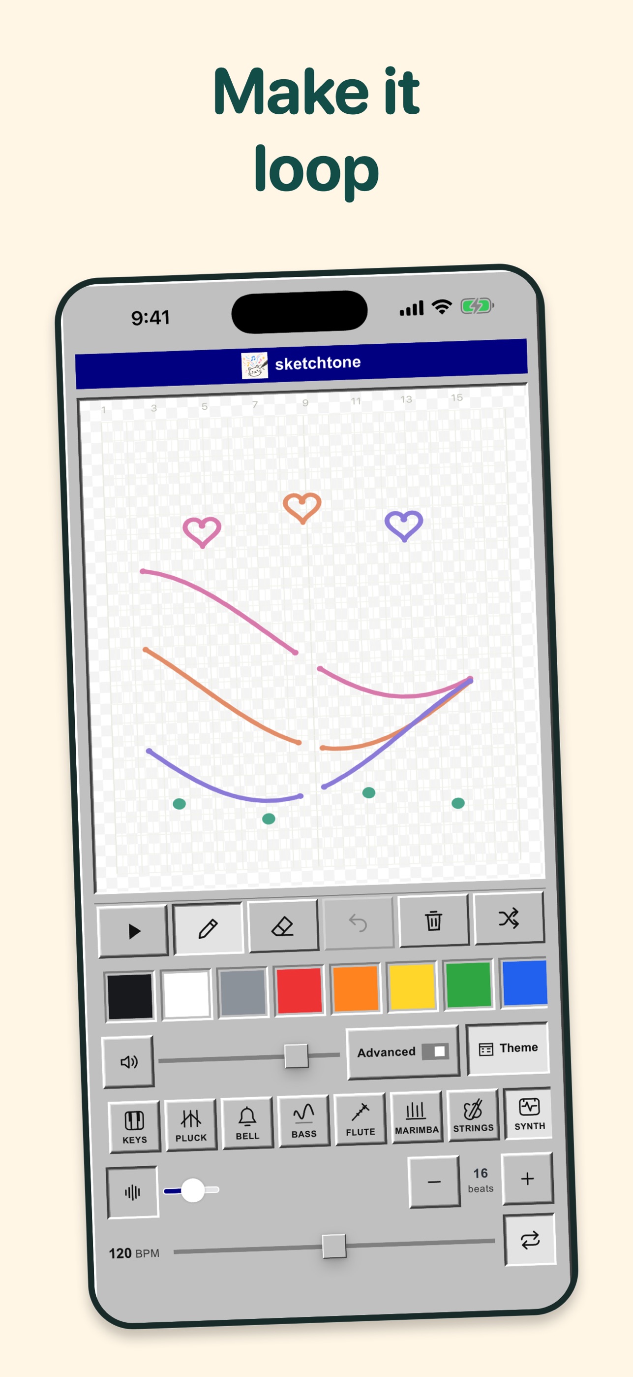 Screenshot 4 of SketchTone: Music Maker