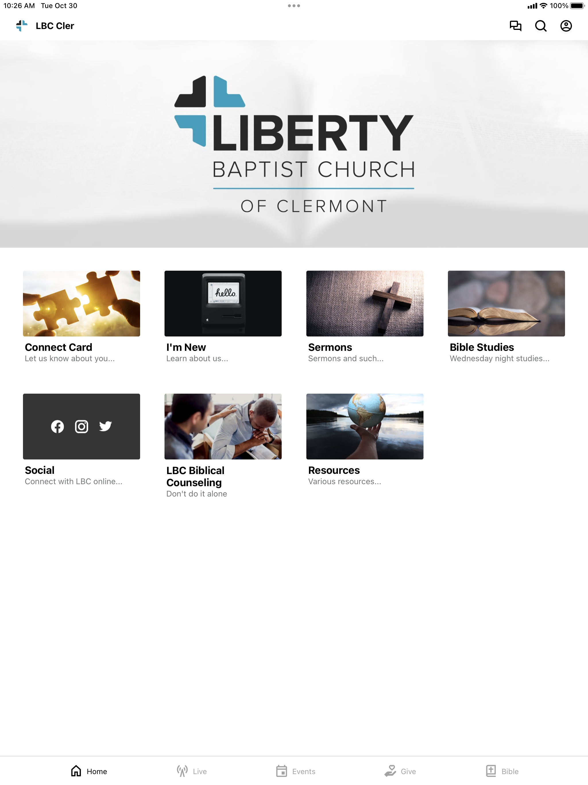 Liberty Baptist of Clermont screenshot 4