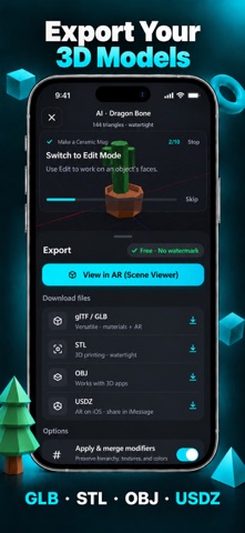 3D Model Maker for iPhone screenshot 6