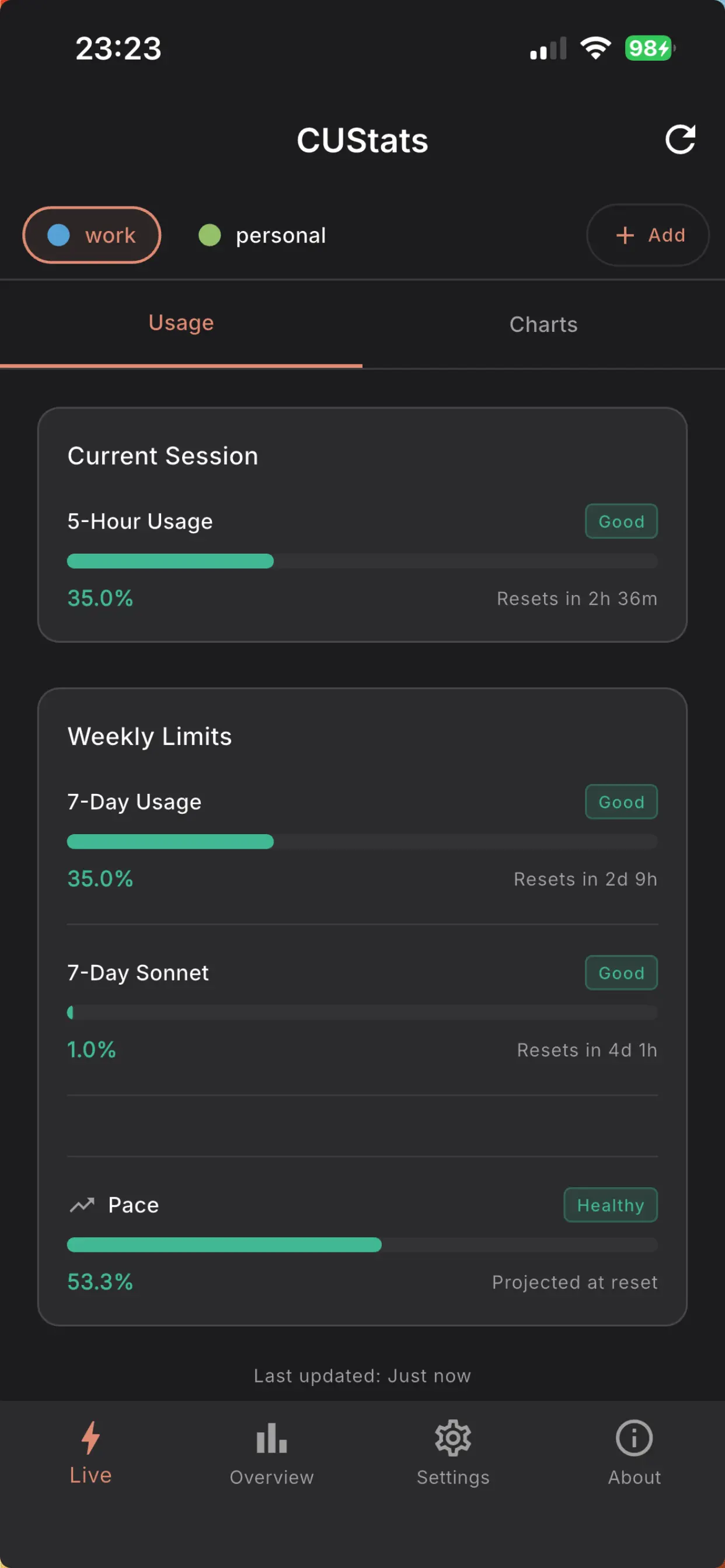 #1. CUStats Go (iOS) De: Luong NGUYEN