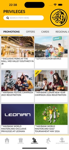 MAYBANK TREATS SG iPhone screenshot