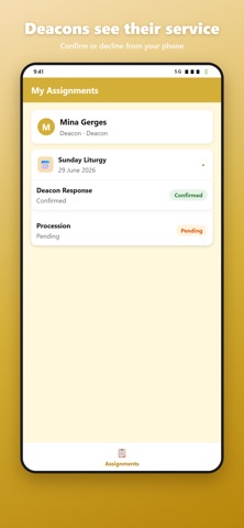 Oikonomia - Deacons App iPhone screenshot