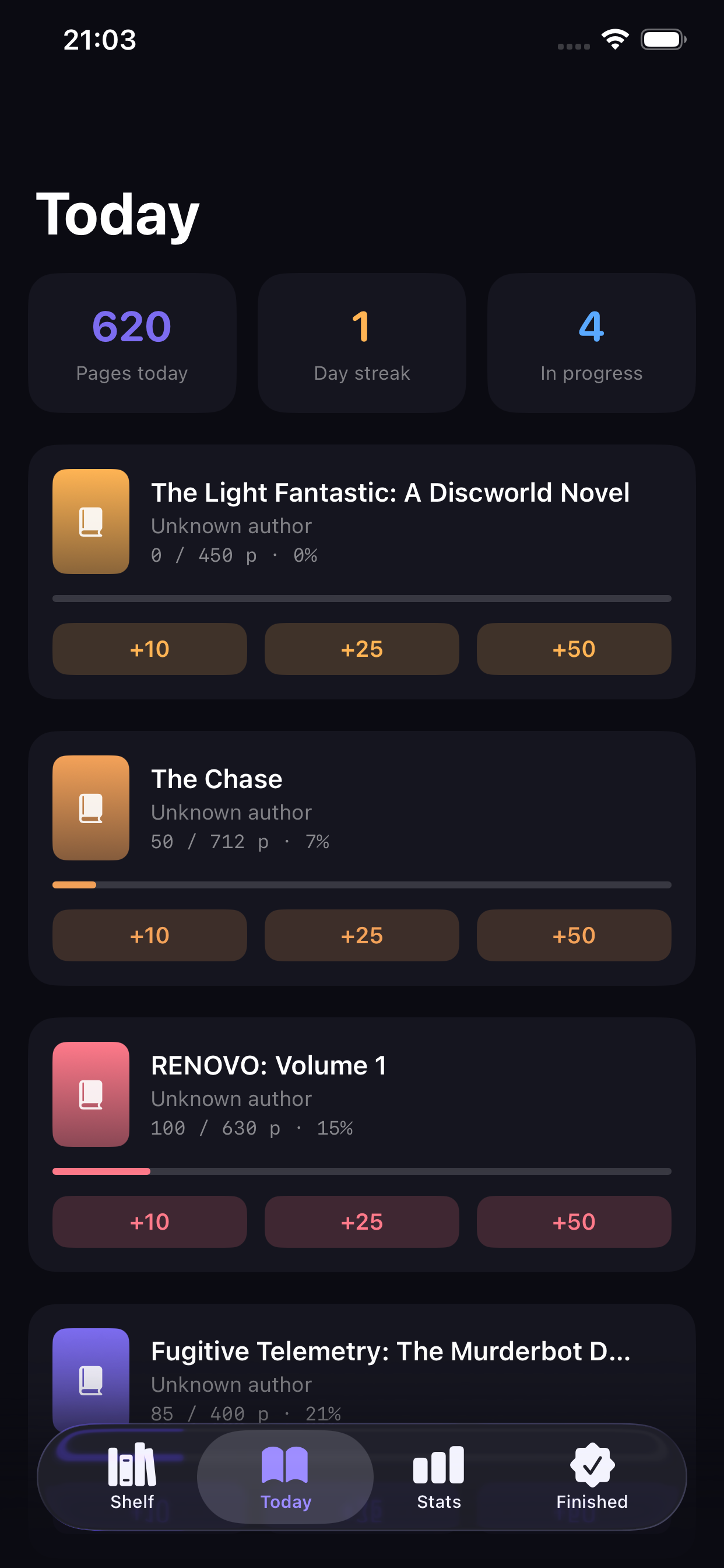 Pagebound: Reading Log screenshot 6