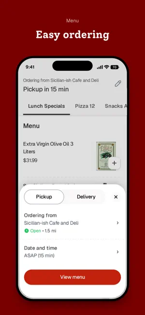 Sicilian-ish Cafe and Deli screenshot 3