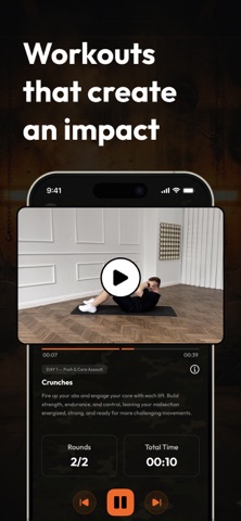 Military Calisthenics Men・MLT iPhone screenshot