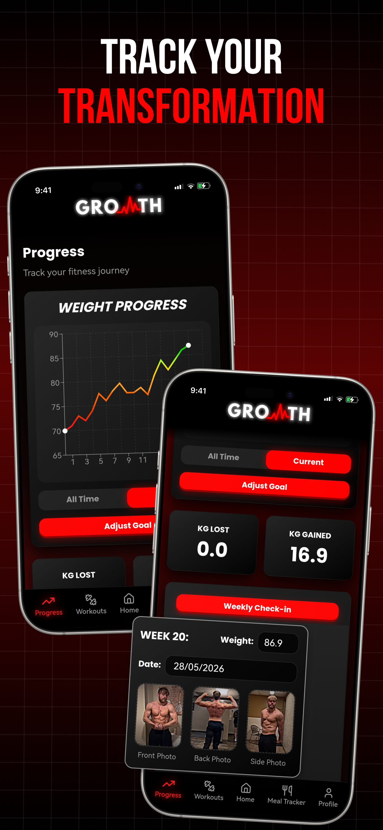 Growth - Gym & Fitness Planner