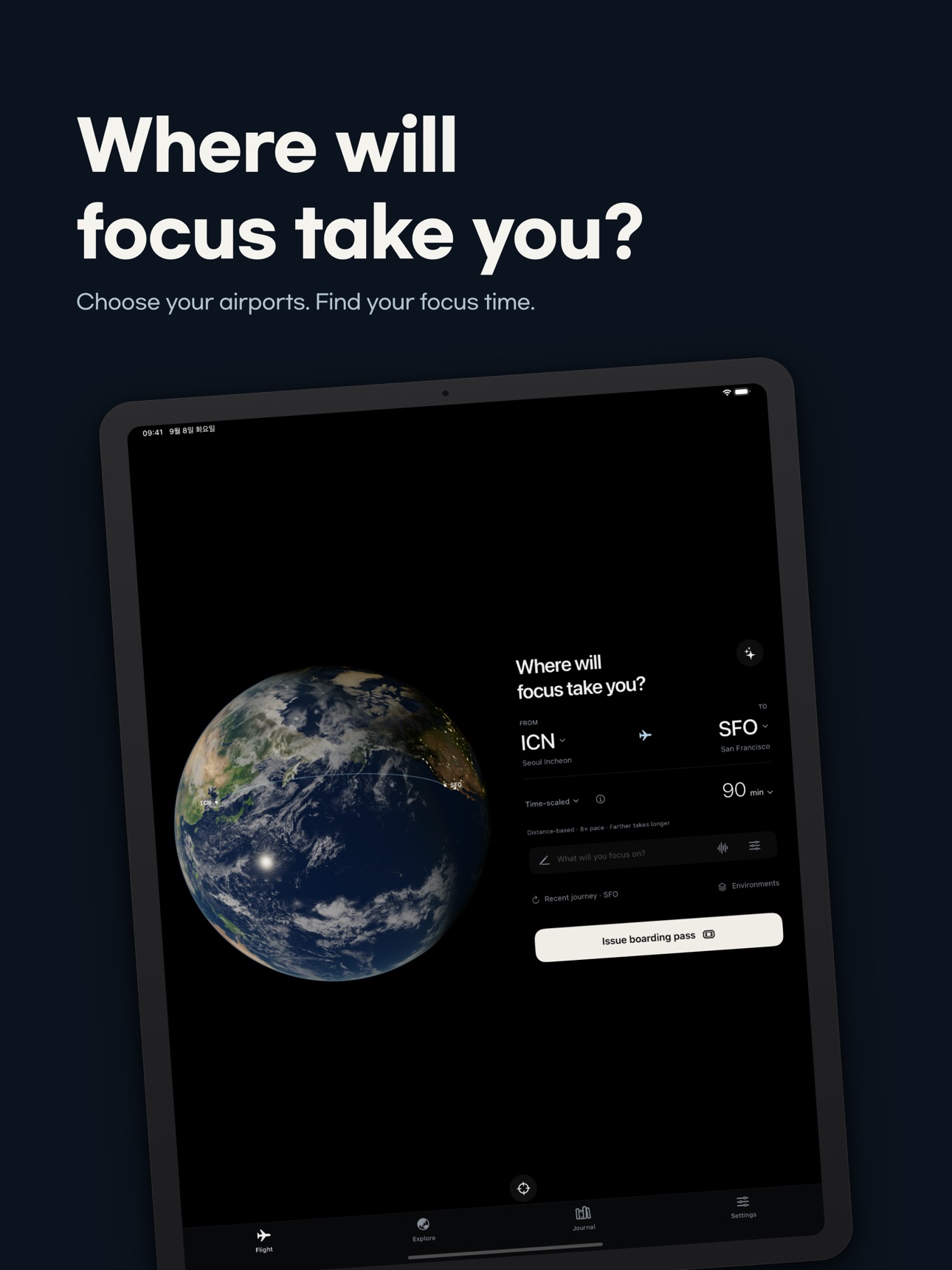 Screenshot 11 of Focus Timer: Flight Pomodoro