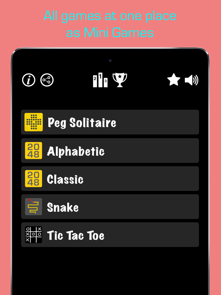 #1. Sliding Blocks, Snake & more (iOS) Podle: RishiRaj Uppala