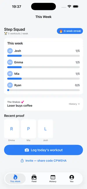 SwoleMates - Workout Together screenshot 4