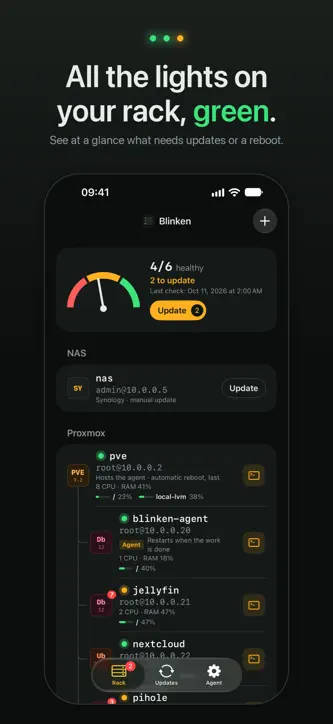 Blinken: Homelab Updates screenshot 1