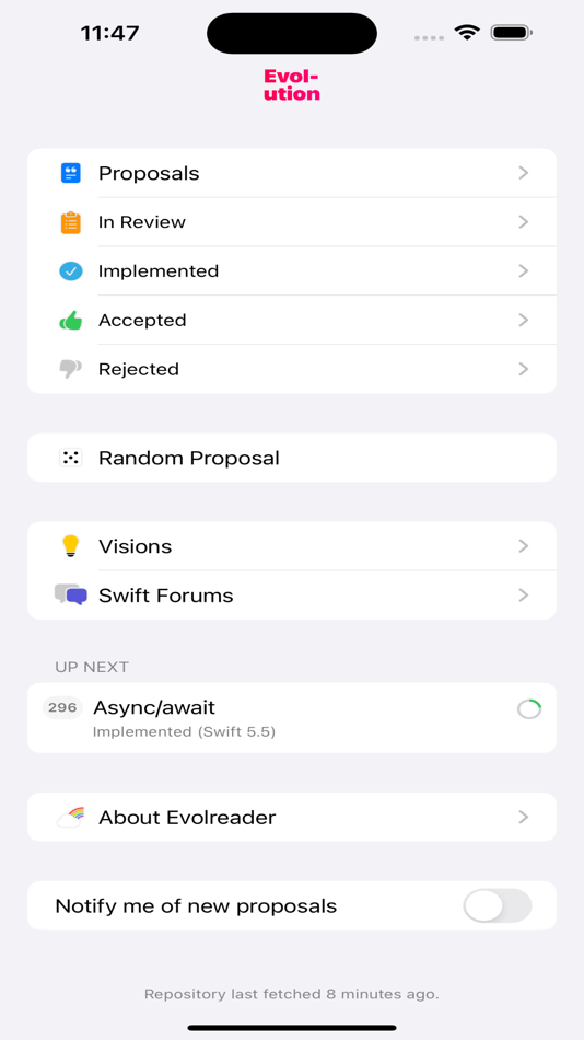 #2. Evolreader (iOS) Bởi: Folder, LLC