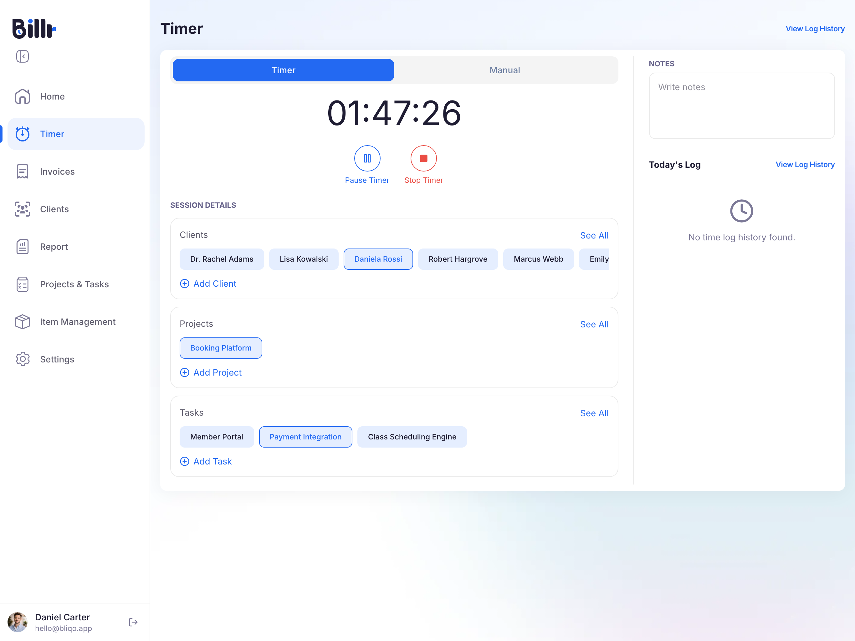 Billr: Time Tracker & Billing screenshot 8