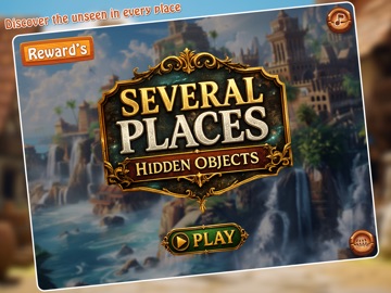 Several Places Hidden Objects iPad screenshot
