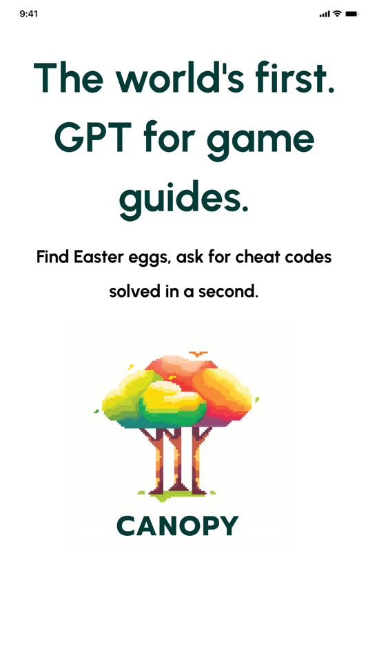 #1. Canopy - GPT for Gamers (iOS) By: WEI-TING WU