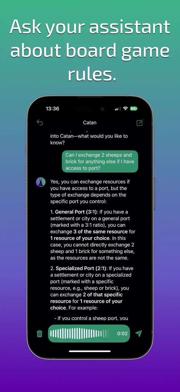Screenshot #2 pour Geek AI: Board Game Assistant