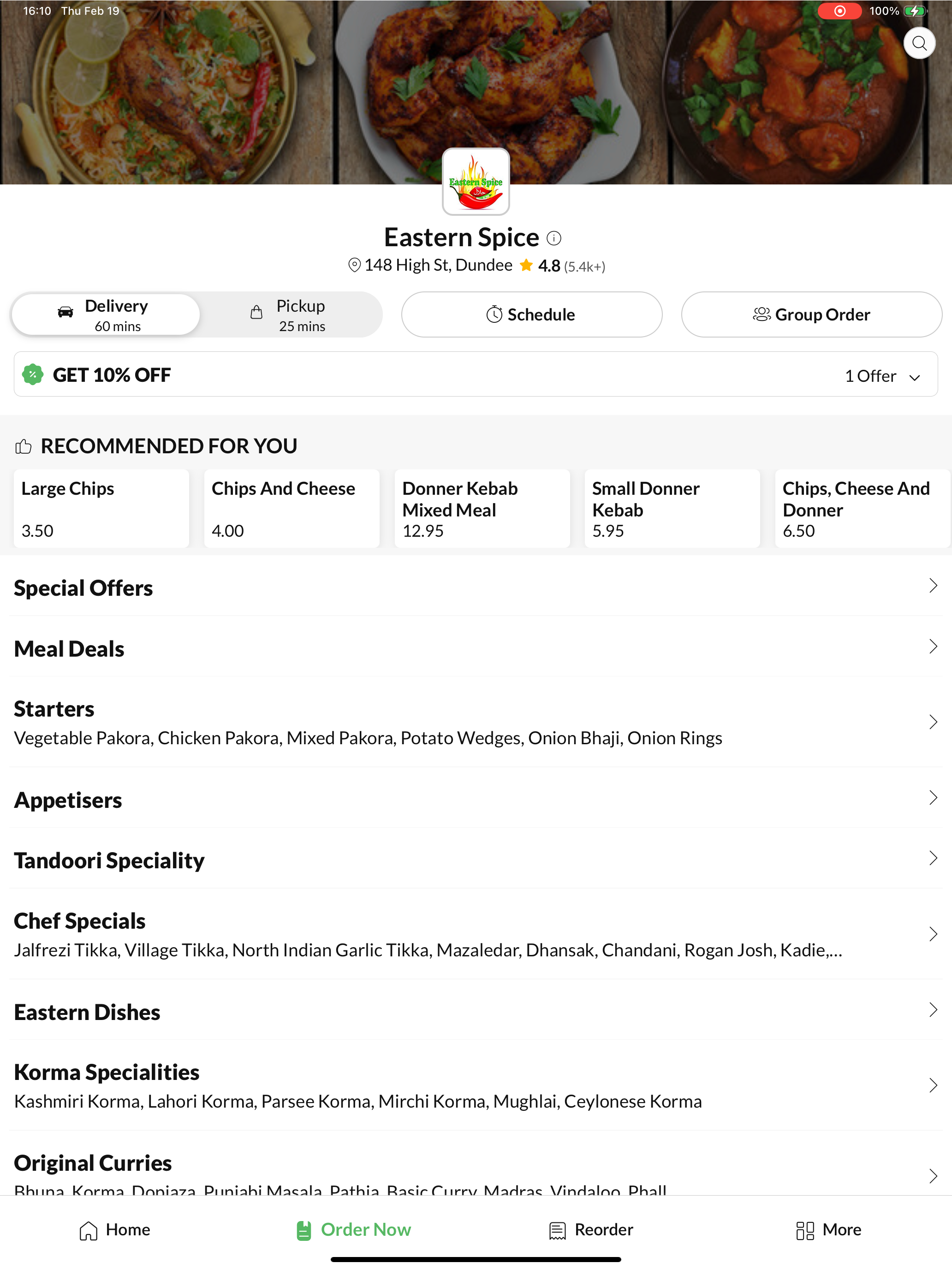 Eastern Spice Dundee