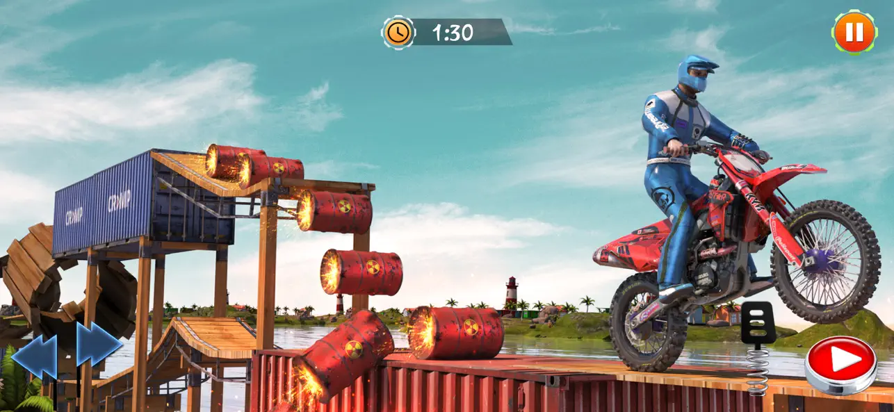 Screenshot #2 pour Mad Bike Stunt Rider: BMX Game