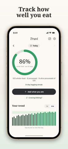 Truvi - Processed Food Scanner screenshot