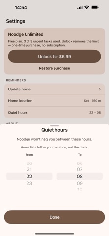 Noodge - Nagging Reminders Screenshot 4 of 7
