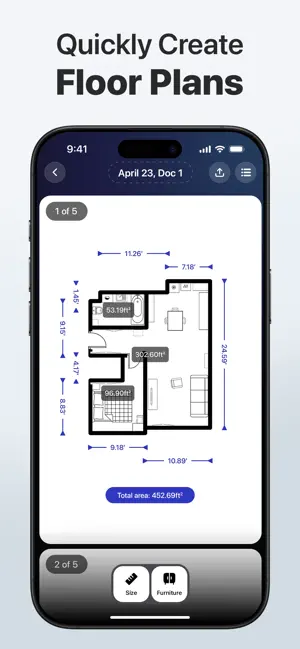 3D Snap: LiDAR Room Scanner screenshot 3
