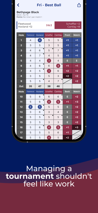 CupTracker: Team Match Play Screenshot 2 of 10