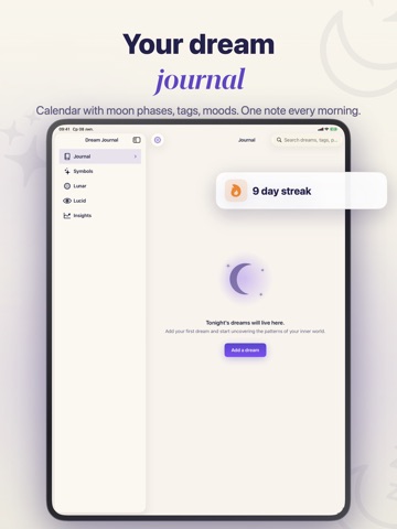 Dream Journal: Sleep & Lucid iPad screenshot