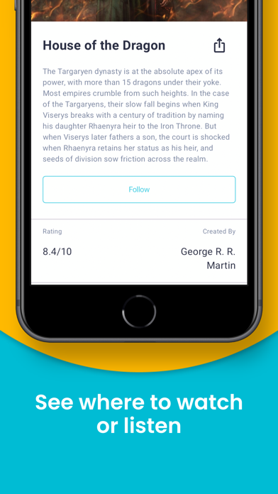 Calendia - All Media Tracker iPhone screenshot 3 - Entertainment app