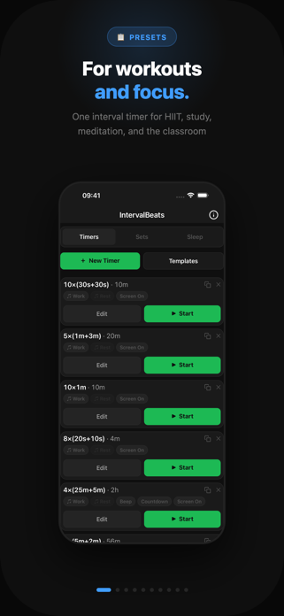 IntervalBeats — Timer & Music Screenshot 1 of 10
