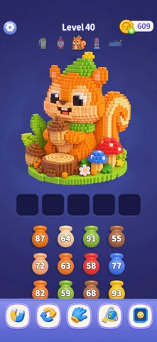 Cube Hit - Block Color Game 3D iPhone screenshot