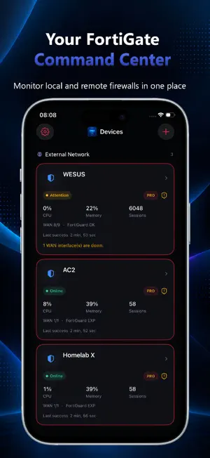 FortiGate NOC Monitor screenshot 1