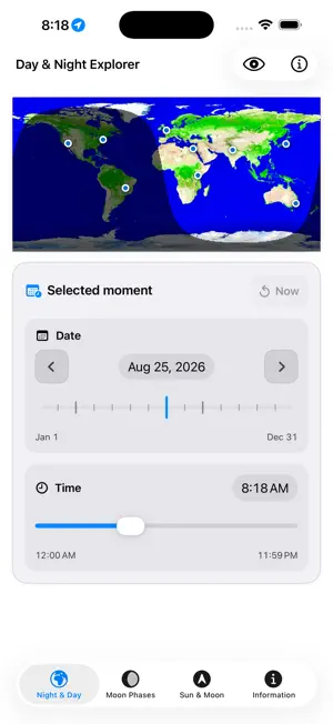 Night & Day and Moon Phases screenshot 1
