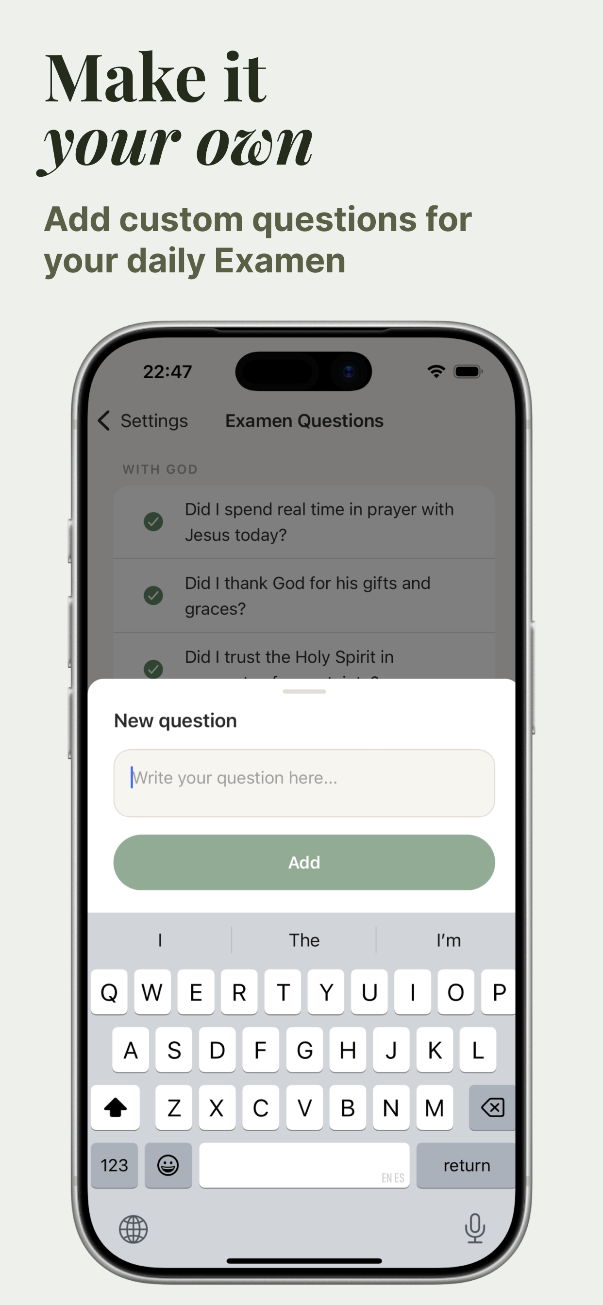 Daily Examen: Reflection
