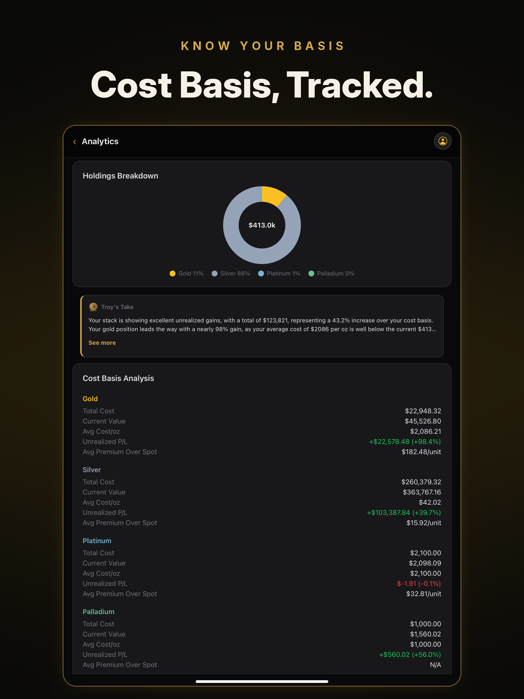 TroyStack: Gold & Silver AI screenshot 15