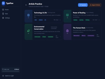 TypeFlow - Learn Typing iPad screenshot