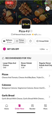 Pizza 4 U. screenshot