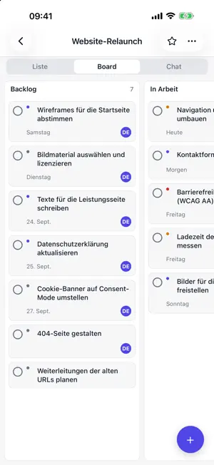 odoso: Projektmanagement screenshot 1