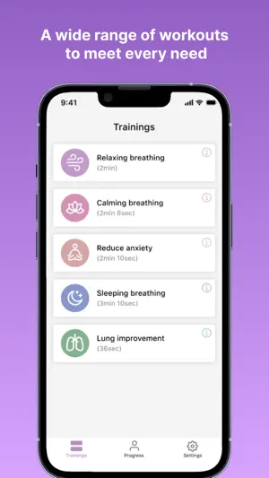 PeaceBreathe - Breath&Relax screenshot 1