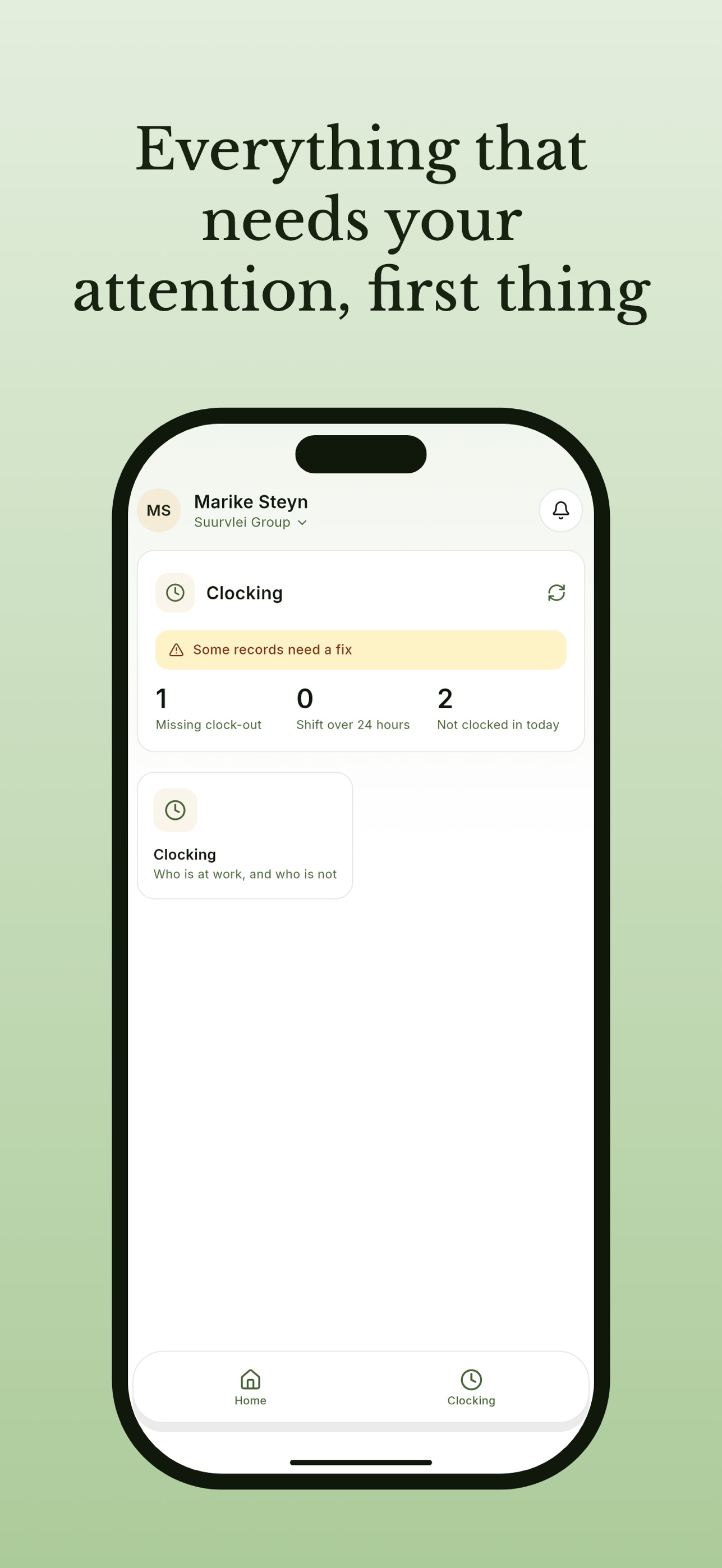 Screenshot 1 of Root HR Mobile