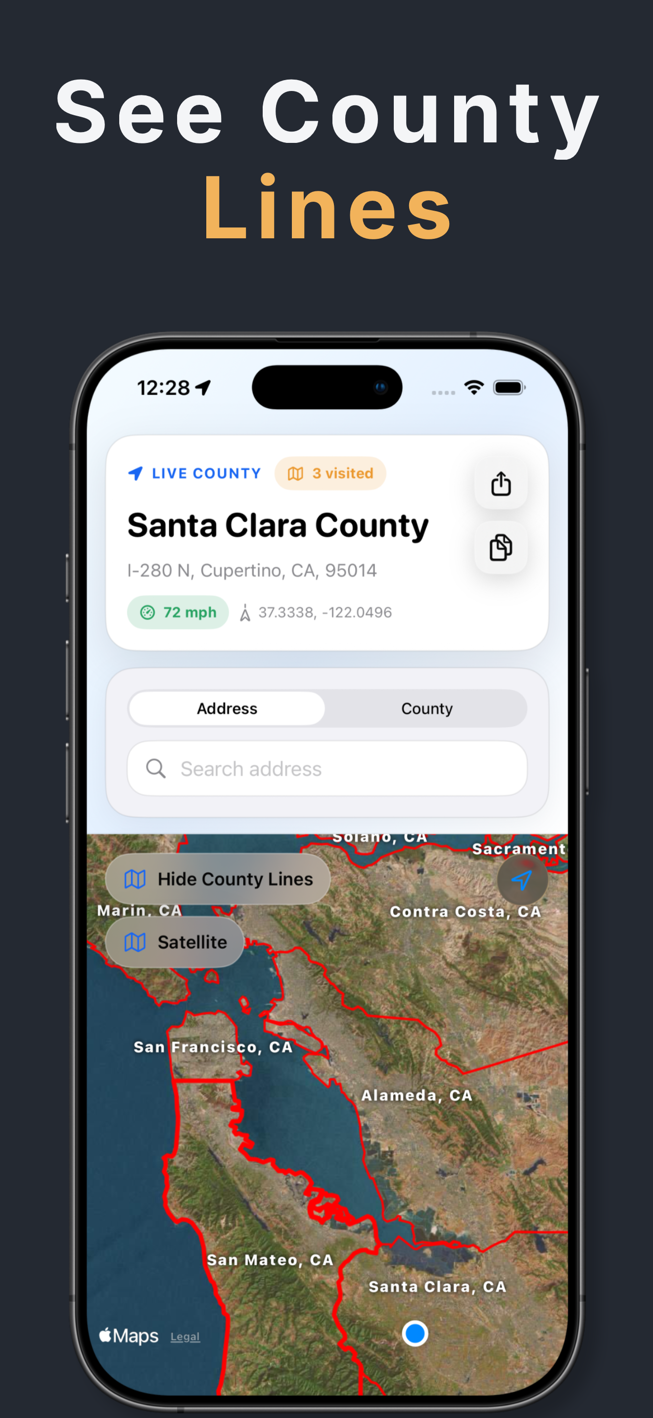 County Names & Lines