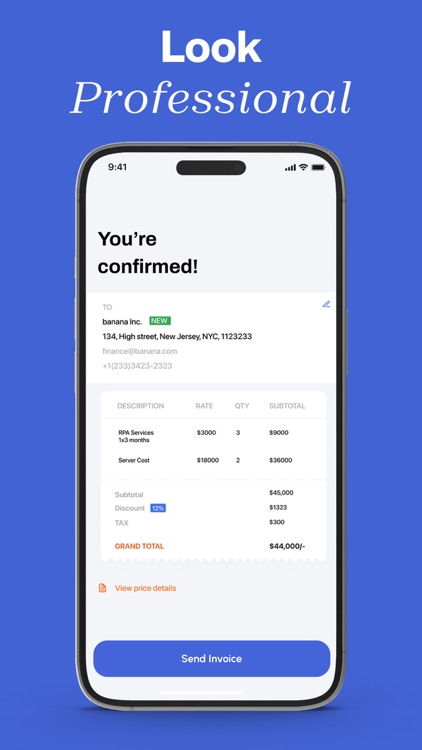 Easy Invoice Maker - Estimate screenshot-4