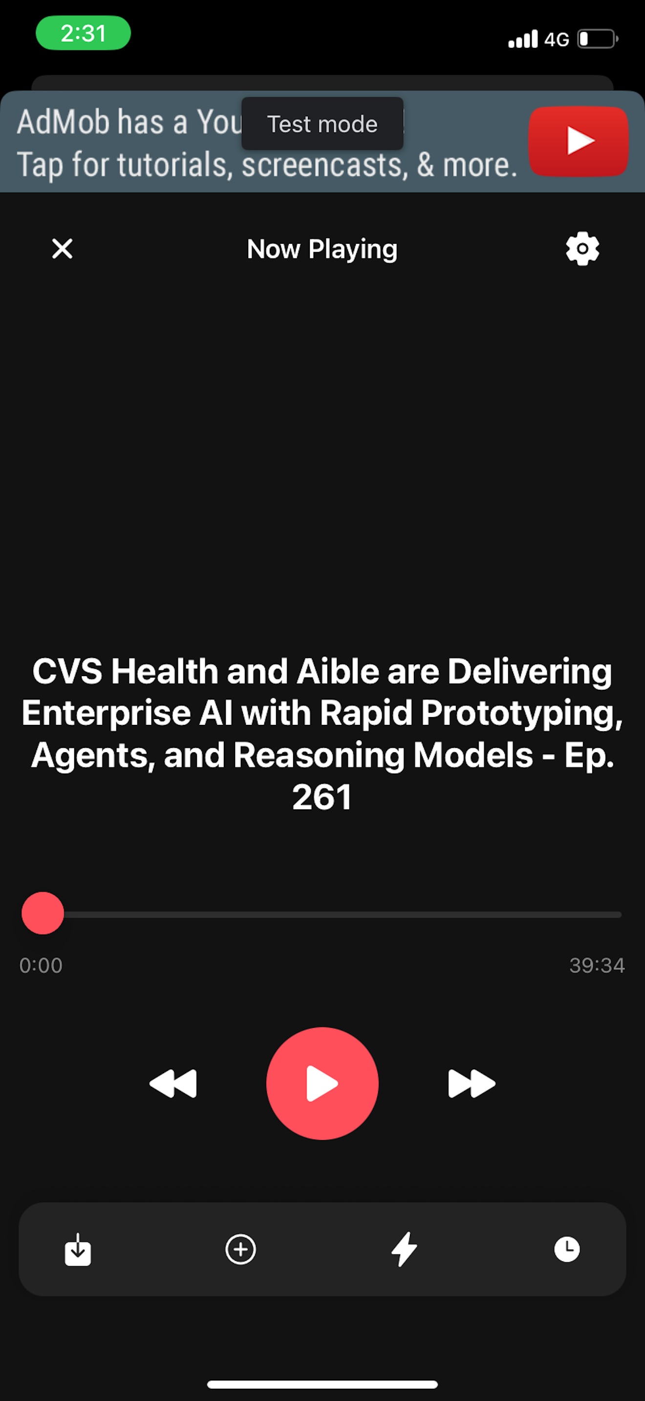 Listen Podcast: Offline Player